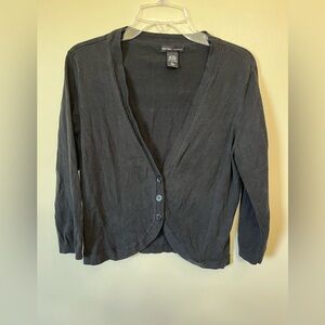 New York & Company Black Women's Shrug Cardigan